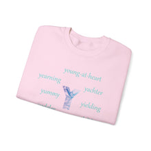 Load image into Gallery viewer, Y Alphabet Sweatshirt, Alphabet Initial "Y" Motivational, Optimistic, Mental Health, Unisex Heavy Blend™ Crewneck Sweatshirt, Self-affirming Sweatshirt