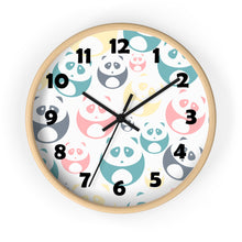 Load image into Gallery viewer, Panda Wall Clock, Adorable Panda Wall Clock – Cute & Colorful Timepiece for Any Room