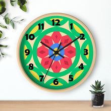 Load image into Gallery viewer, Green Mandala Wall Clock