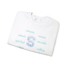 Load image into Gallery viewer, S Alphabet Sweatshirt, Alphabet Initial "S" Motivational, Optimistic, Mental Health Unisex Heavy Blend™ Crewneck Sweatshirt, Self-affirming Sweatshirt
