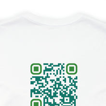 Load image into Gallery viewer, Block Him Unisex Jersey Short Sleeve Tee, QR Code T-shirt, Hidden Message t-shirt, Positive T-shirt, Empowering T-shirt, Uplifting Message T-shirt