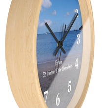 Load image into Gallery viewer, Bequia Beach St. Vincent and the Grenadines Wall Clock