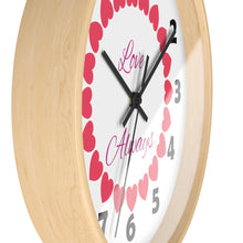 Load image into Gallery viewer, Love Always Wall Clock, Heart Ring Wall Clock