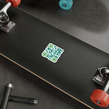 Load image into Gallery viewer, QR Code Waterproof Kiss-Cut Vinyl Decal/Sticker - A Winner Never Quits