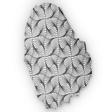 Load image into Gallery viewer, St. Vincent Map-Shaped Pillow with Geometric Line Pattern