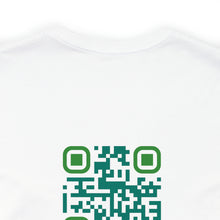 Load image into Gallery viewer, Perseverance Unisex Jersey Short Sleeve Tee, QR Code T-shirt, Hidden Message t-shirt, Positive T-shirt, Empowering T-shirt, Uplifting Message T-shirt