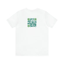 Load image into Gallery viewer, Block Him Unisex Jersey Short Sleeve Tee, QR Code T-shirt, Hidden Message t-shirt, Positive T-shirt, Empowering T-shirt, Uplifting Message T-shirt