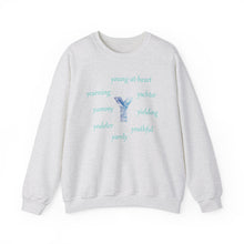 Load image into Gallery viewer, Y Alphabet Sweatshirt, Alphabet Initial "Y" Motivational, Optimistic, Mental Health, Unisex Heavy Blend™ Crewneck Sweatshirt, Self-affirming Sweatshirt
