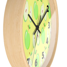 Load image into Gallery viewer, Green Apples Wall Clock