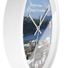 Load image into Gallery viewer, Kingstown City and Harbor St. Vincent and the Grenadines Photo Wall Clock