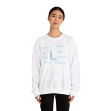 Load image into Gallery viewer, L Alphabet Sweatshirt, Optimistic, Motivational, Mental Health Alphabet Initial "L" Unisex Heavy Blend™ Crewneck Sweatshirt, Self-affirming Sweatshirt