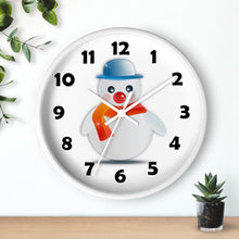 Load image into Gallery viewer, Snowman Wall Clock Whimsical Winter Snowman Wall Clock – Cute & Festive Timepiece