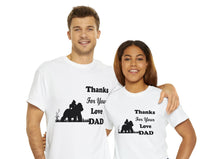 Load image into Gallery viewer, Thanks For Your Love Dad Unisex Heavy Cotton Tee - Gorilla