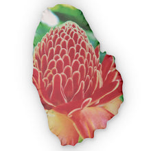 Load image into Gallery viewer, Ginger Torch Lily St. Vincent Map Custom Shaped Pillow Home and Hotel Decor