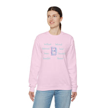 Load image into Gallery viewer, B Alphabet Sweatshirt, Motivational, Alphabet Initial "B", Motivational, Mental Health Unisex Heavy Blend™ Crewneck, Self-affirming Sweatshirt
