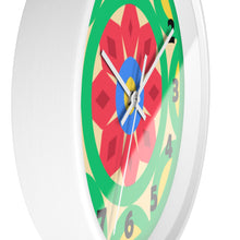 Load image into Gallery viewer, Green Mandala Wall Clock