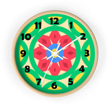 Load image into Gallery viewer, Green Mandala Wall Clock