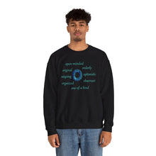 Load image into Gallery viewer, O Alphabet Initial "O", Motivational, Mental Health, Optimistic Unisex Self-affirming Sweatshirt
