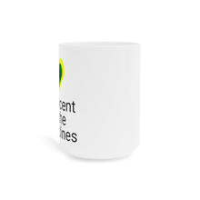 Load image into Gallery viewer, I Love St. Vincent and the Grenadines Ceramic Mug (11oz\15oz) - Yellow Heart