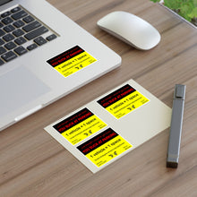 Load image into Gallery viewer, Bad Parking Awareness Sticker Sheet – 4 Funny & Direct Vinyl Stickers to Teach Parking Etiquette