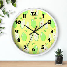 Load image into Gallery viewer, Green Apples Wall Clock