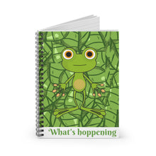 Load image into Gallery viewer, What's Hoppening, Spiral Lined Notebook