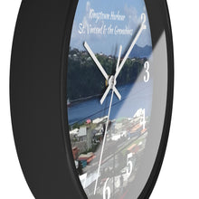 Load image into Gallery viewer, Kingstown City and Harbor St. Vincent and the Grenadines Photo Wall Clock