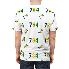 Load image into Gallery viewer, St. Vincent and the Grenadines Area Code 784 Unisex Tee (white)