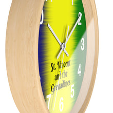 Load image into Gallery viewer, National Colors St. Vincent and the Grenadines Wall Clock