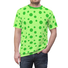 Load image into Gallery viewer, Green Spotted Light Green Unisex Tee