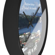 Load image into Gallery viewer, Kingstown City and Harbor St. Vincent and the Grenadines Photo Wall Clock