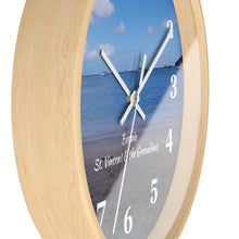Load image into Gallery viewer, Bequia Beach St. Vincent and the Grenadines Wall Clock