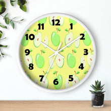 Load image into Gallery viewer, Green Apples Wall Clock