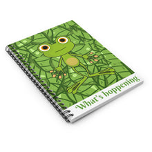 Load image into Gallery viewer, What's Hoppening, Spiral Lined Notebook