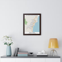 Load image into Gallery viewer, Biabou St. Vincent and the Grenadines Map Framed Print Poster