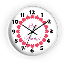 Load image into Gallery viewer, Love Always Wall Clock, Heart Ring Wall Clock