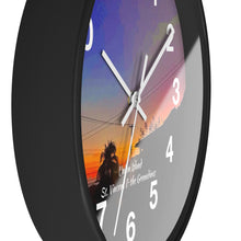 Load image into Gallery viewer, Union Island Sunset Wall Clock, Union Island St. Vincent and the Grenadines Sunset Wall Clock