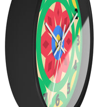 Load image into Gallery viewer, Green Mandala Wall Clock