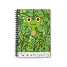 Load image into Gallery viewer, What's Hoppening, Spiral Lined Notebook