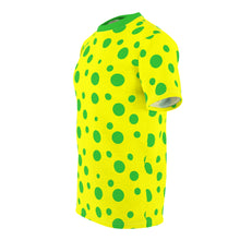 Load image into Gallery viewer, Green Spotted Yellow Unisex Tee