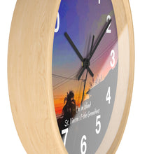 Load image into Gallery viewer, Union Island Sunset Wall Clock, Union Island St. Vincent and the Grenadines Sunset Wall Clock