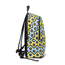 Load image into Gallery viewer, Unisex Fabric Backpack Zigzag Circles