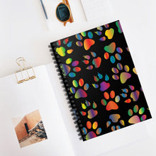 Load image into Gallery viewer, Paws and Claws Spiral Lined Notebook