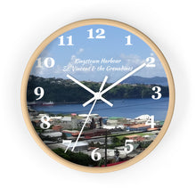 Load image into Gallery viewer, Kingstown City and Harbor St. Vincent and the Grenadines Photo Wall Clock