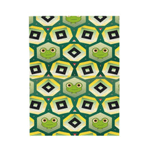 Load image into Gallery viewer, Frog Peepers Velveteen Plush Blanket