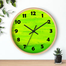 Load image into Gallery viewer, Lime Green Color Wall Clock