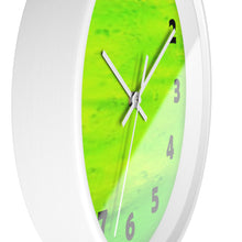 Load image into Gallery viewer, Lime Green Color Wall Clock