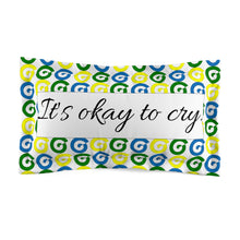 Load image into Gallery viewer, St. Vincent and the Grenadines Independence Spirals It's Okay To Cry Microfiber Pillow Sham