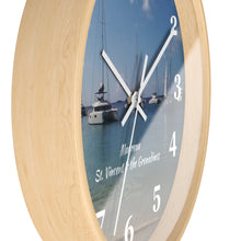 Load image into Gallery viewer, Mayreau Beach St. Vincent and the Grenadines 10 inch round Wall Clock