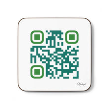 Load image into Gallery viewer, Single QR Code 1 piece Hardboard Back Coaster - Congratulations
